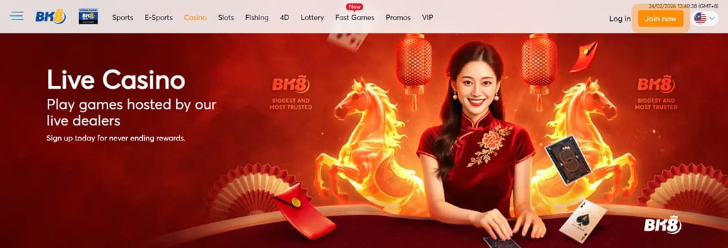 BK8 online casino Malaysia